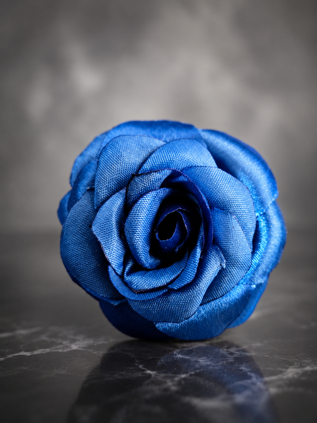 Royal Blue Handmade Satin Rose-Forever Flower Gift for Valentine's Day, Weddings & Special Occasions