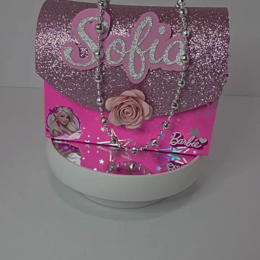 Barbie inspired candy handbag